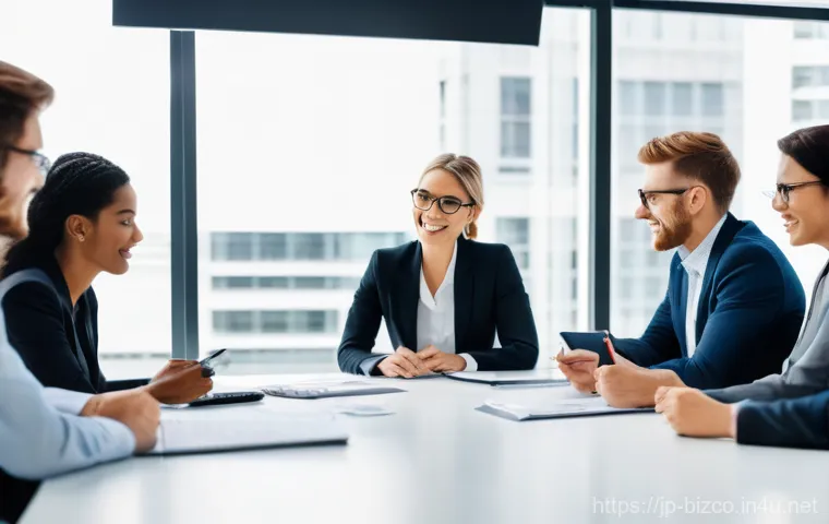 기업경영지도사와 기업 브랜드 전략 - **Prompt:** A vibrant and diverse group of individuals, spanning various ages and ethnicities, are i...